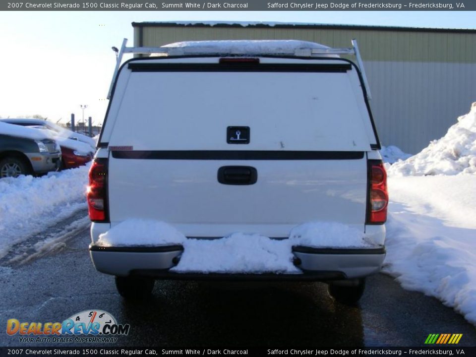 2007 Chevrolet Silverado 1500 Classic Regular Cab Summit White / Dark Charcoal Photo #5
