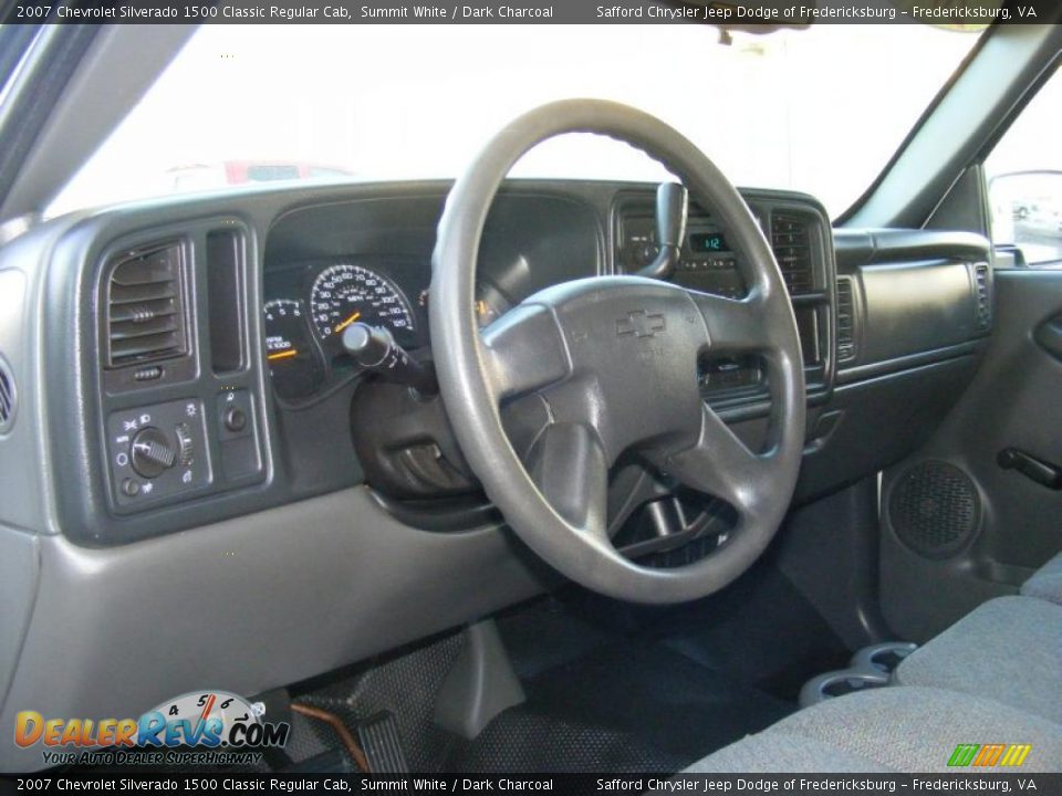 2007 Chevrolet Silverado 1500 Classic Regular Cab Summit White / Dark Charcoal Photo #12