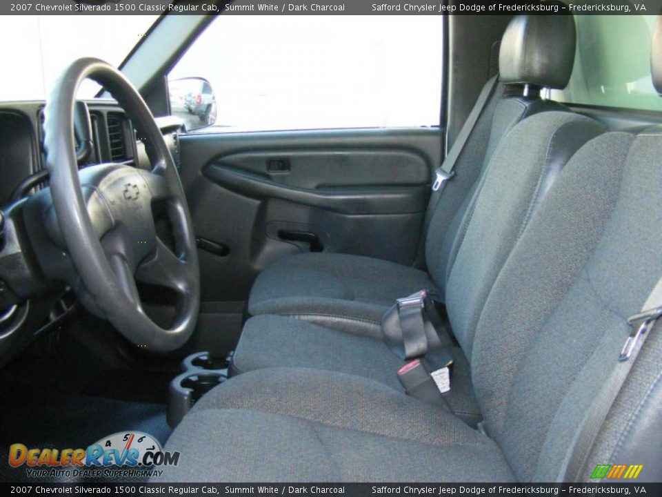 2007 Chevrolet Silverado 1500 Classic Regular Cab Summit White / Dark Charcoal Photo #13