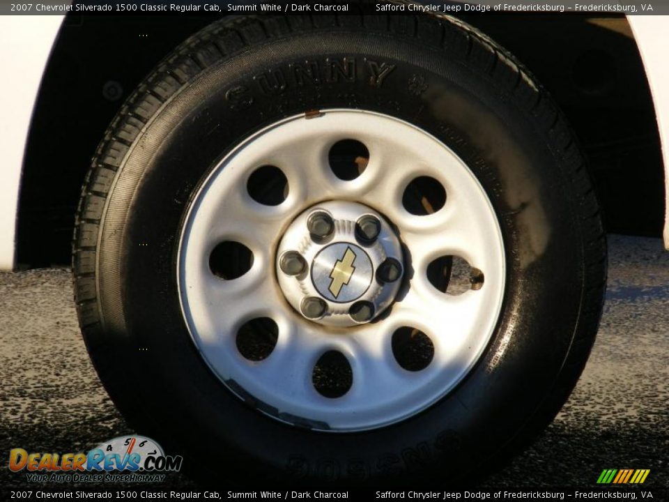 2007 Chevrolet Silverado 1500 Classic Regular Cab Summit White / Dark Charcoal Photo #25