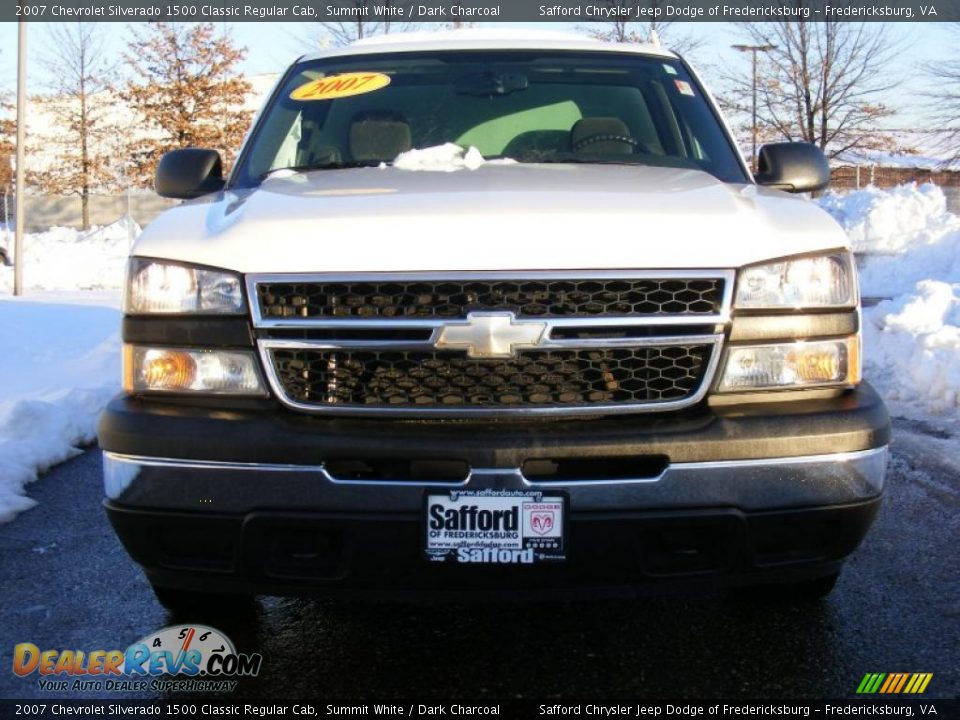 2007 Chevrolet Silverado 1500 Classic Regular Cab Summit White / Dark Charcoal Photo #2