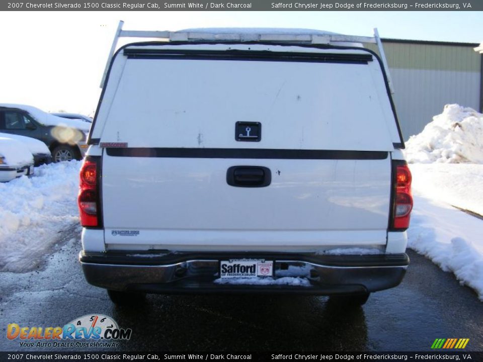 2007 Chevrolet Silverado 1500 Classic Regular Cab Summit White / Dark Charcoal Photo #6