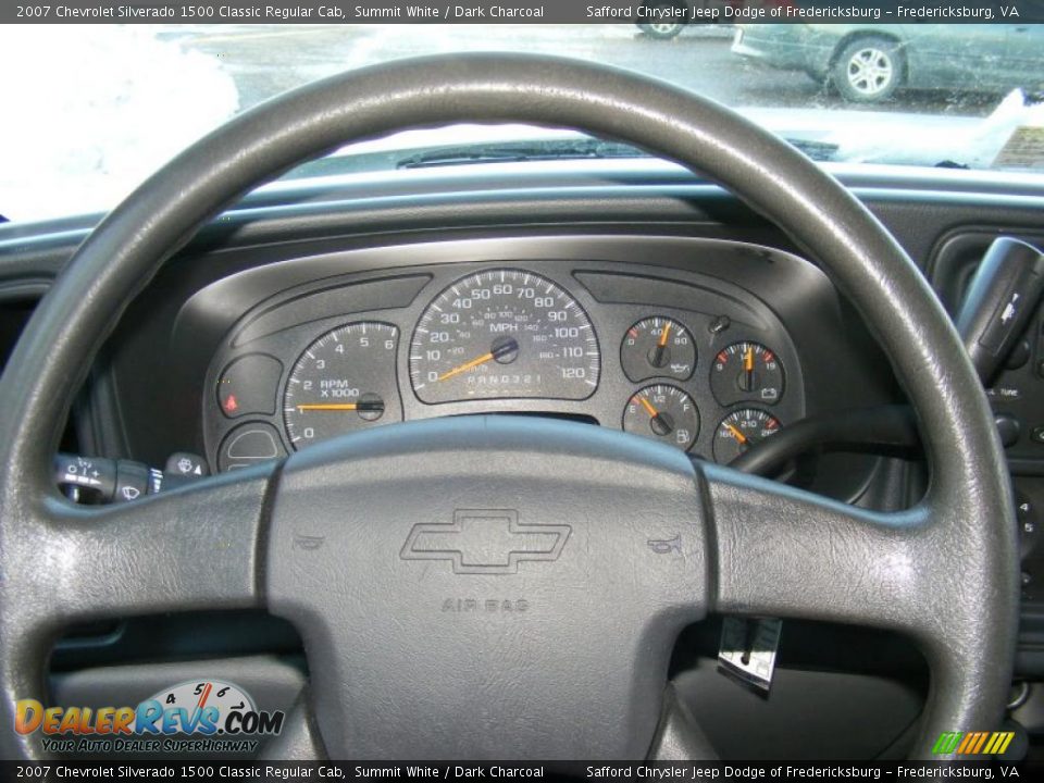 2007 Chevrolet Silverado 1500 Classic Regular Cab Summit White / Dark Charcoal Photo #10