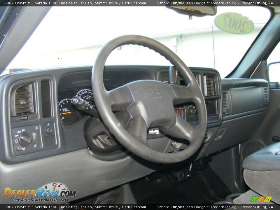 2007 Chevrolet Silverado 1500 Classic Regular Cab Summit White / Dark Charcoal Photo #11