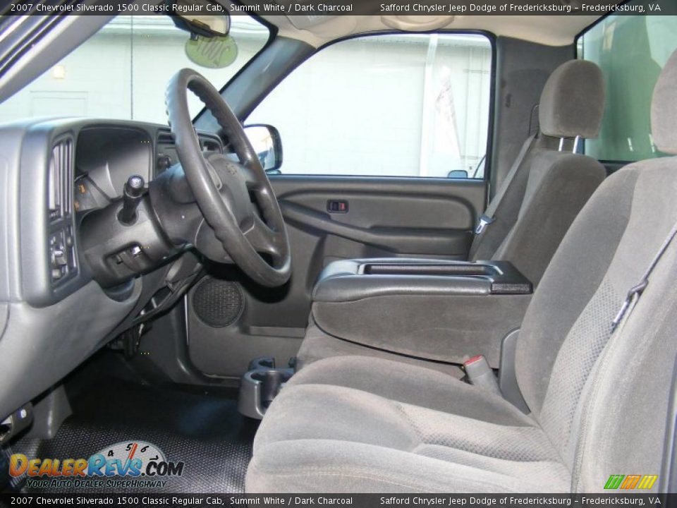2007 Chevrolet Silverado 1500 Classic Regular Cab Summit White / Dark Charcoal Photo #12