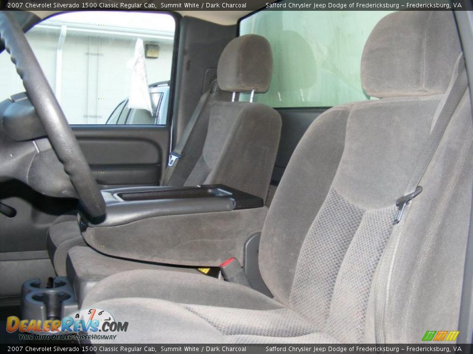 2007 Chevrolet Silverado 1500 Classic Regular Cab Summit White / Dark Charcoal Photo #13