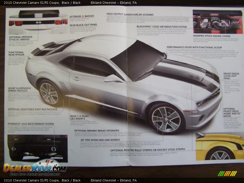 2010 Chevrolet Camaro SS/RS Coupe Black / Black Photo #1