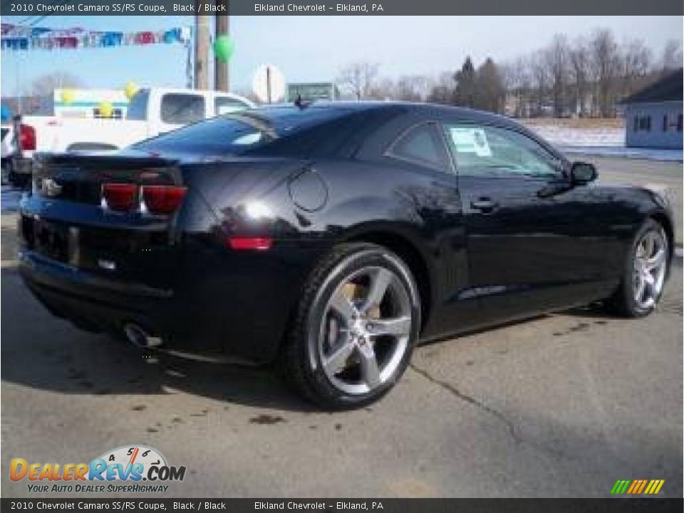 2010 Chevrolet Camaro SS/RS Coupe Black / Black Photo #7