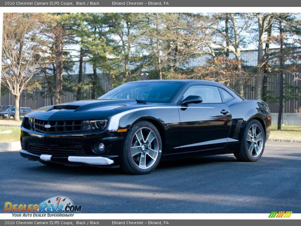 2010 Chevrolet Camaro SS/RS Coupe Black / Black Photo #10