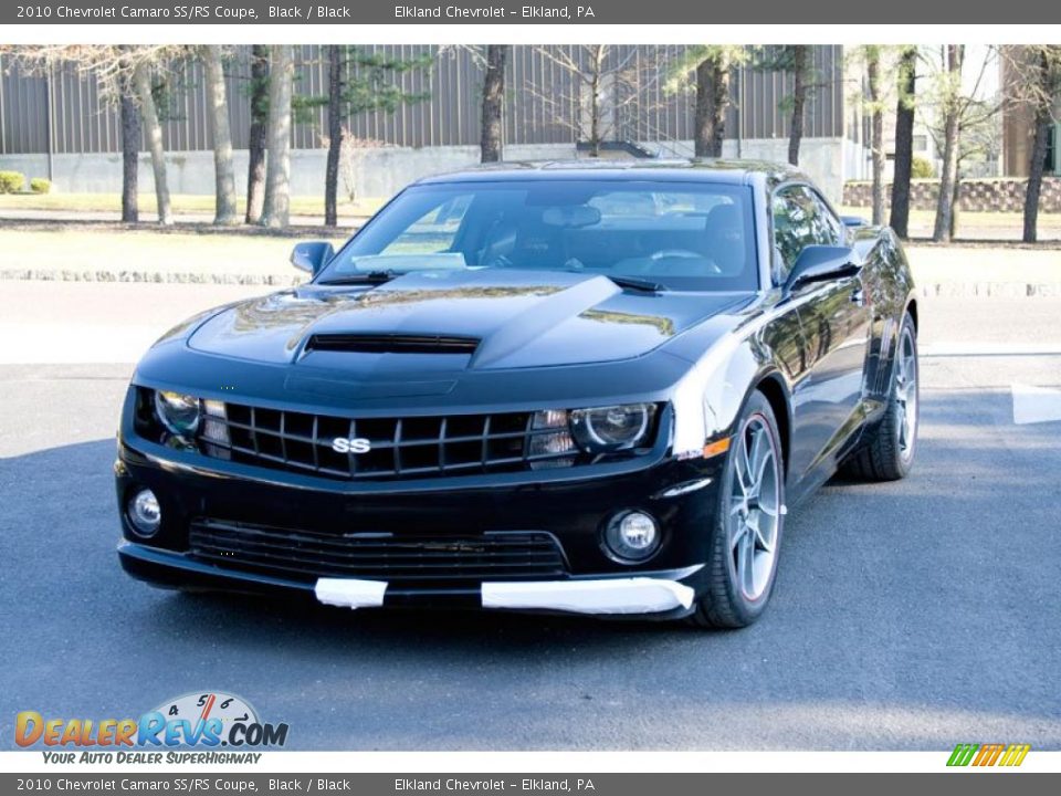 2010 Chevrolet Camaro SS/RS Coupe Black / Black Photo #11