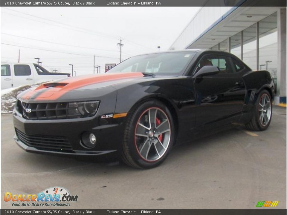 2010 Chevrolet Camaro SS/RS Coupe Black / Black Photo #12