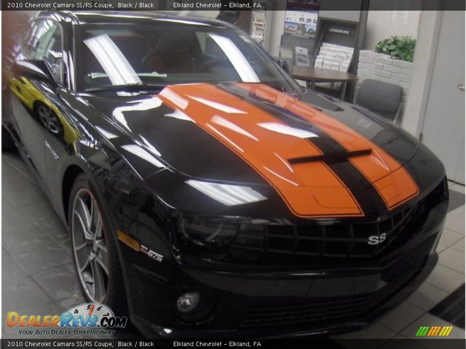 2010 Chevrolet Camaro SS/RS Coupe Black / Black Photo #14