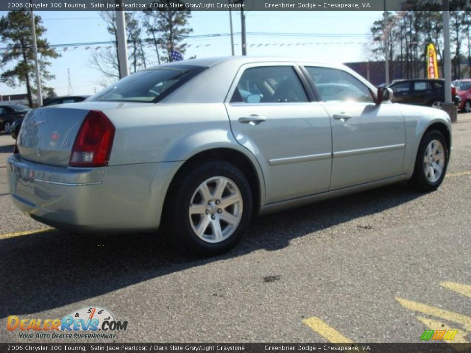 2006 Chrysler 300 Touring Satin Jade Pearlcoat / Dark Slate Gray/Light Graystone Photo #6