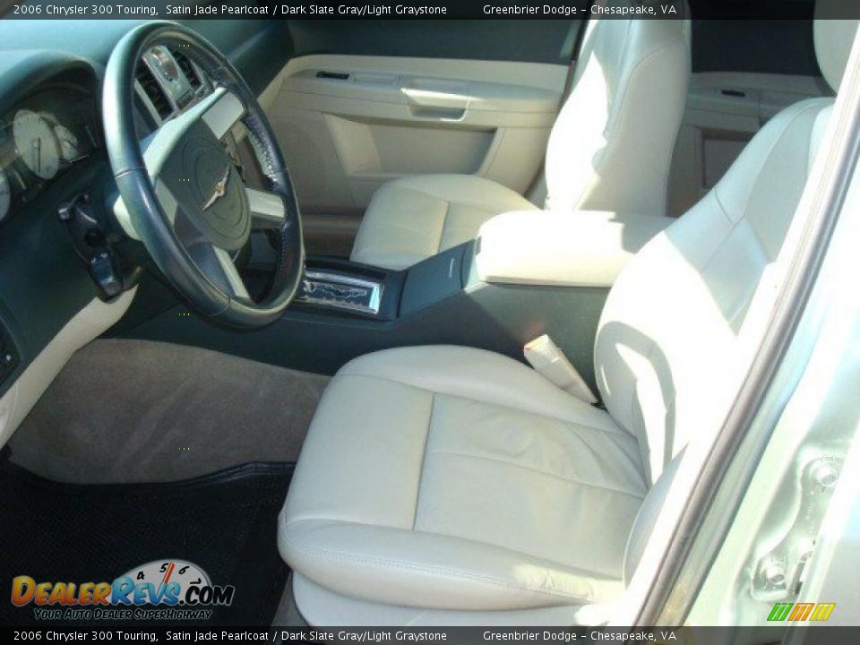 2006 Chrysler 300 Touring Satin Jade Pearlcoat / Dark Slate Gray/Light Graystone Photo #10