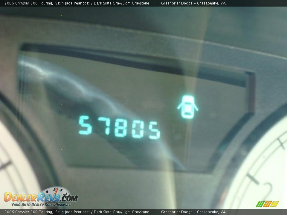 2006 Chrysler 300 Touring Satin Jade Pearlcoat / Dark Slate Gray/Light Graystone Photo #19