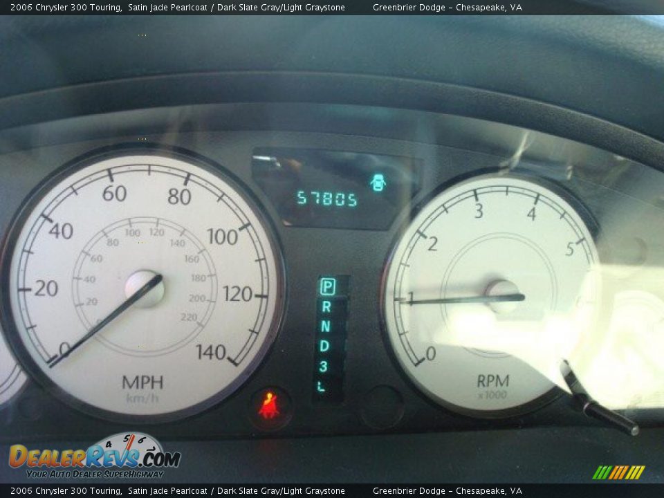 2006 Chrysler 300 Touring Satin Jade Pearlcoat / Dark Slate Gray/Light Graystone Photo #20
