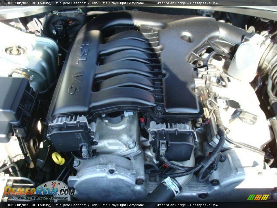2006 Chrysler 300 Touring Satin Jade Pearlcoat / Dark Slate Gray/Light Graystone Photo #27