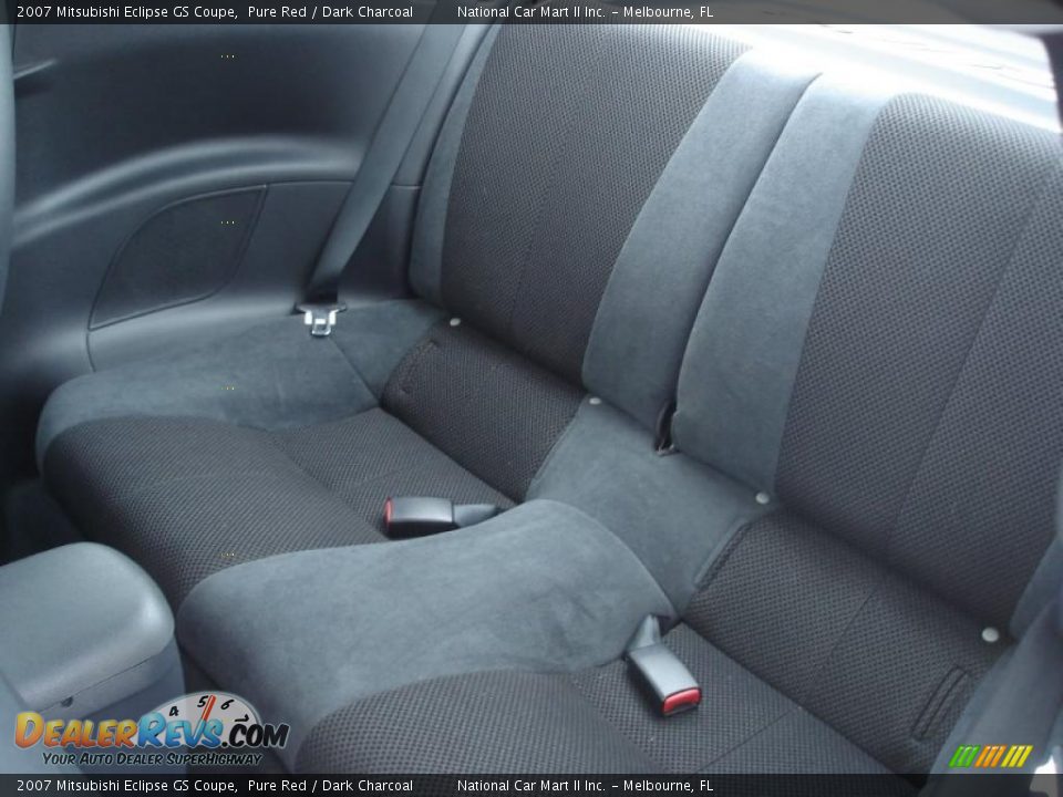 2007 Mitsubishi Eclipse GS Coupe Pure Red / Dark Charcoal Photo #13