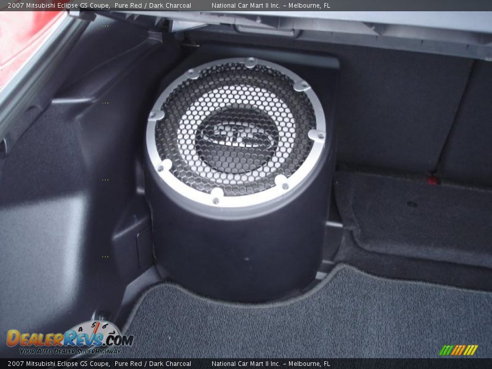 2007 Mitsubishi Eclipse GS Coupe Pure Red / Dark Charcoal Photo #27