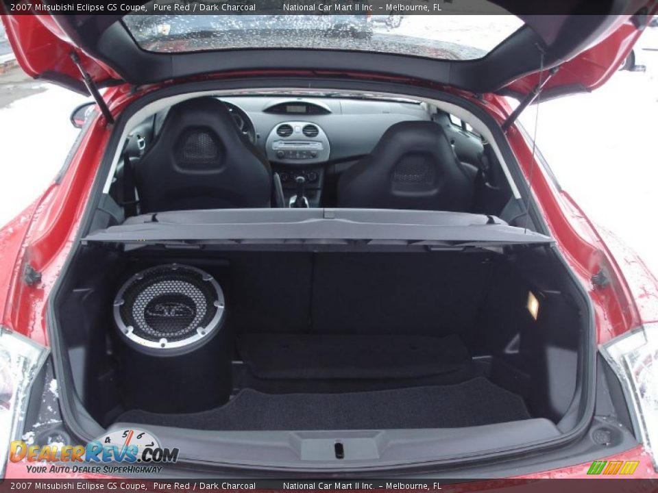2007 Mitsubishi Eclipse GS Coupe Pure Red / Dark Charcoal Photo #28