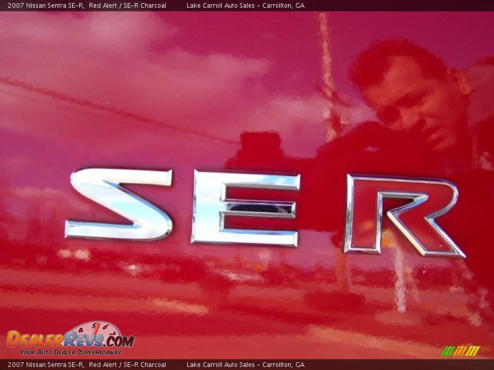 2007 Nissan Sentra SE-R Red Alert / SE-R Charcoal Photo #11