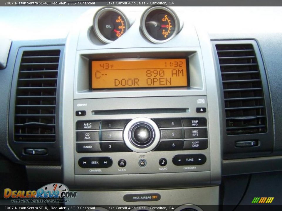 2007 Nissan Sentra SE-R Red Alert / SE-R Charcoal Photo #18