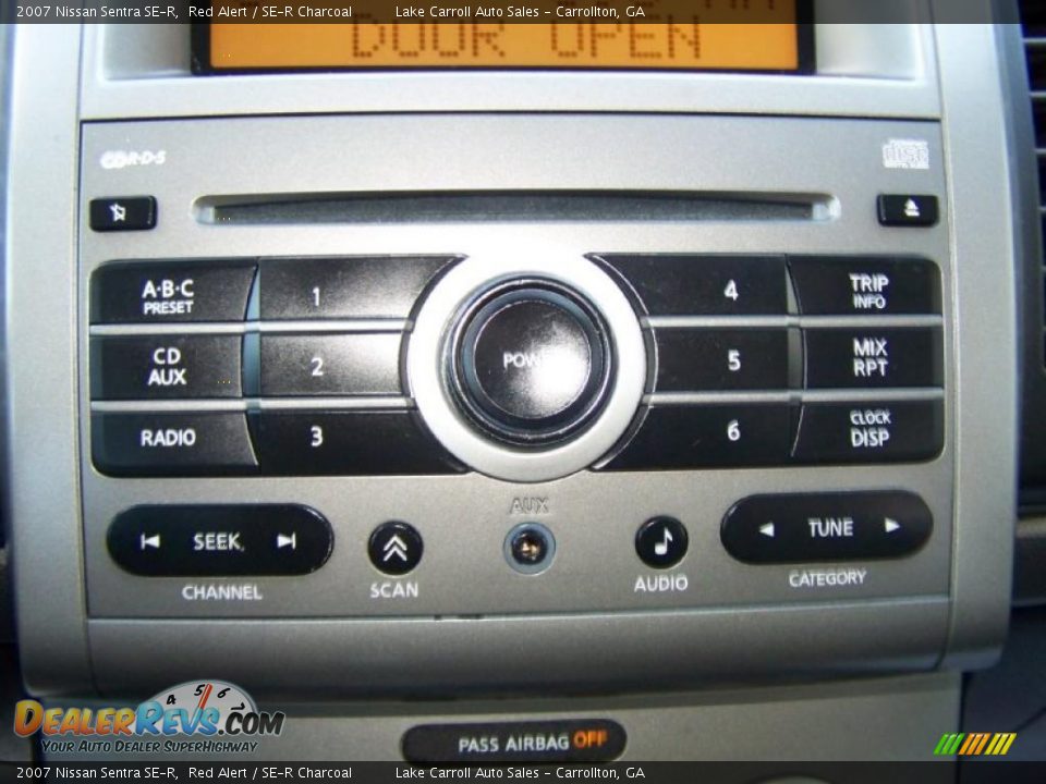 2007 Nissan Sentra SE-R Red Alert / SE-R Charcoal Photo #19