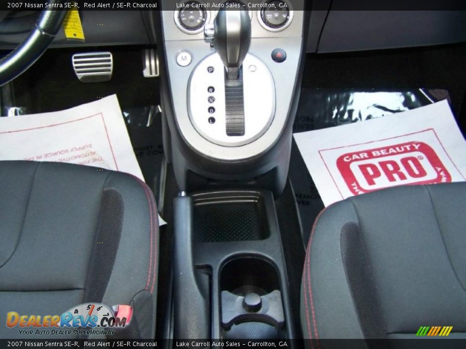 2007 Nissan Sentra SE-R Red Alert / SE-R Charcoal Photo #20