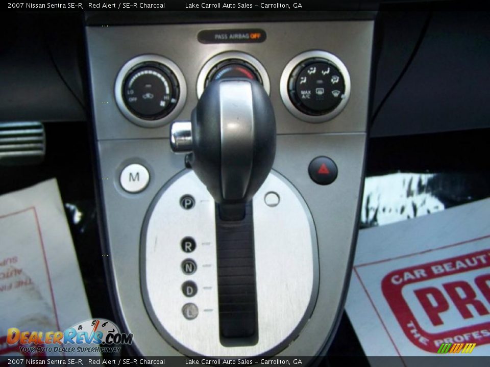 2007 Nissan Sentra SE-R Red Alert / SE-R Charcoal Photo #21