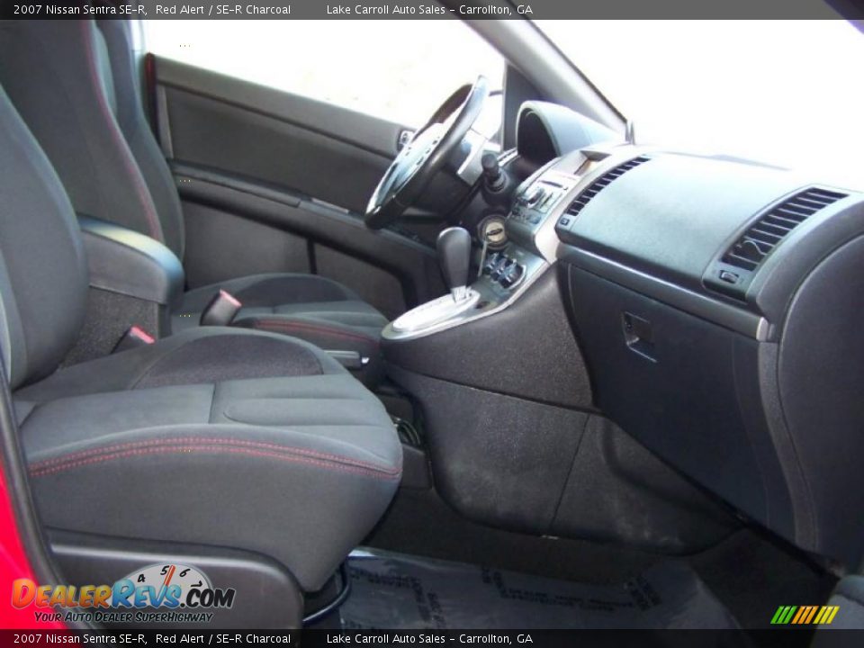 2007 Nissan Sentra SE-R Red Alert / SE-R Charcoal Photo #23