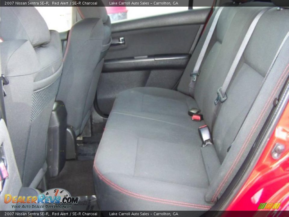 2007 Nissan Sentra SE-R Red Alert / SE-R Charcoal Photo #24