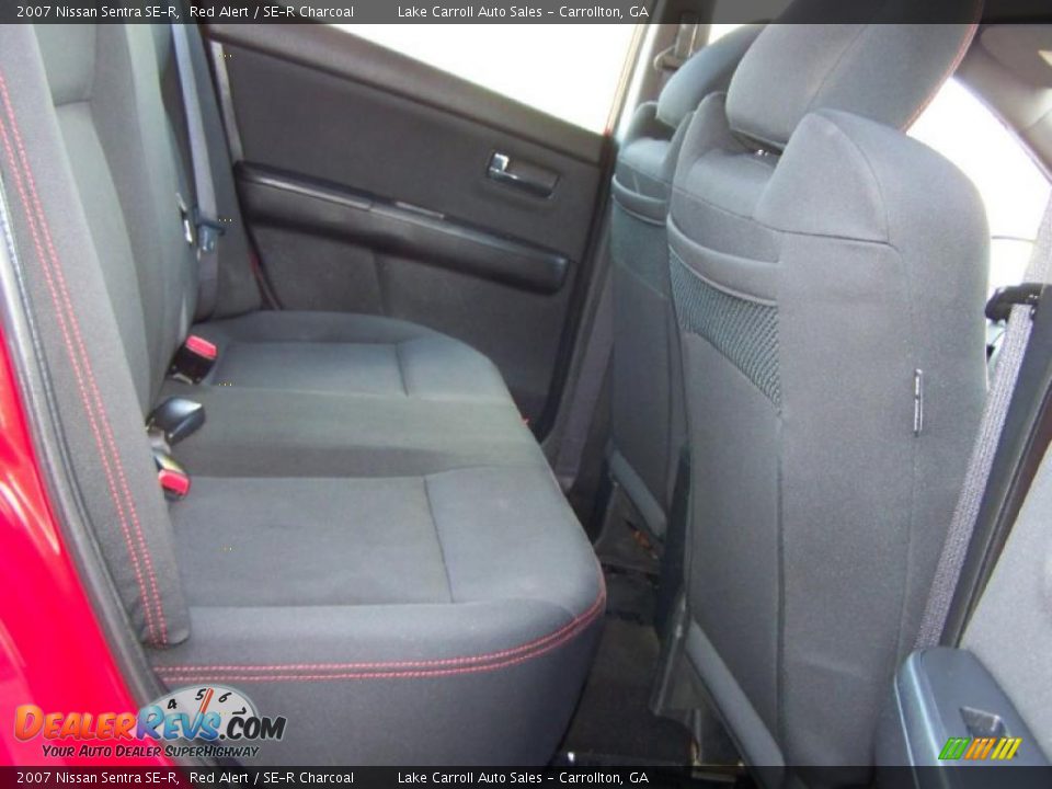 2007 Nissan Sentra SE-R Red Alert / SE-R Charcoal Photo #25