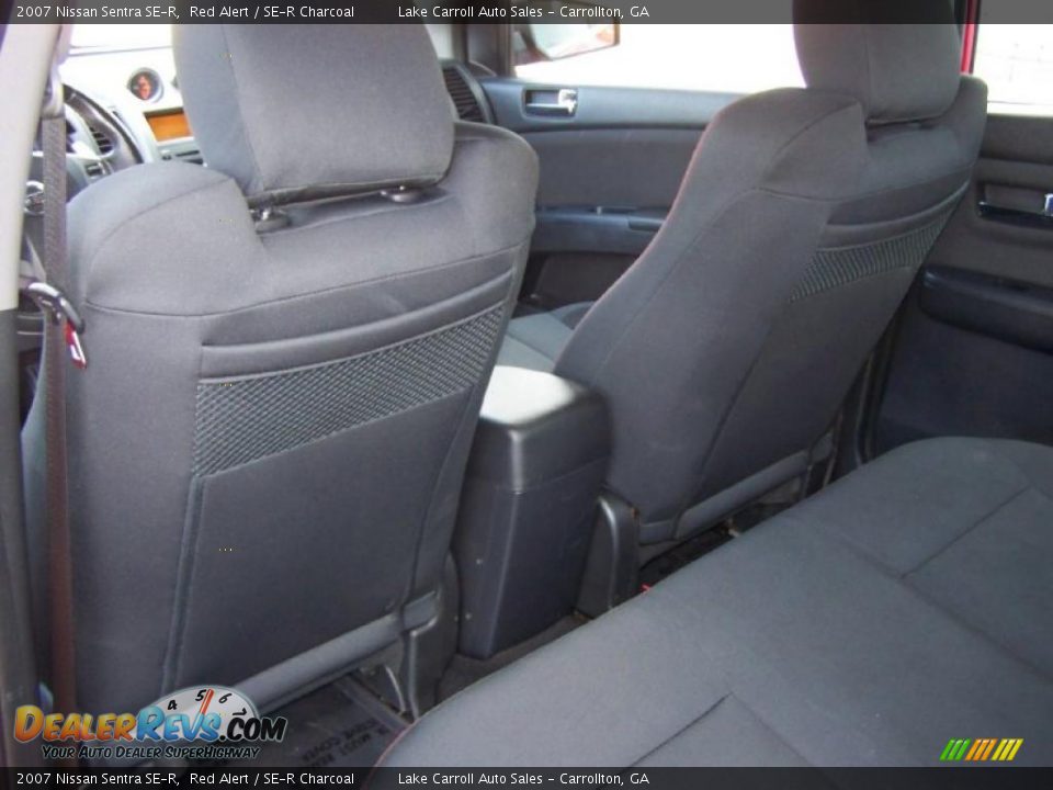 2007 Nissan Sentra SE-R Red Alert / SE-R Charcoal Photo #27