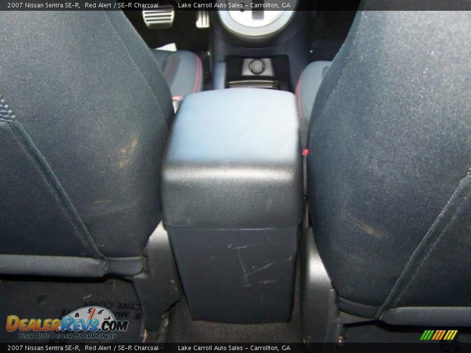 2007 Nissan Sentra SE-R Red Alert / SE-R Charcoal Photo #28
