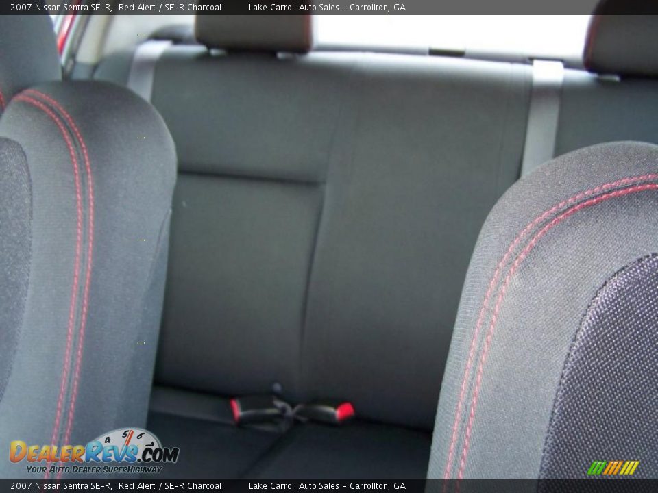 2007 Nissan Sentra SE-R Red Alert / SE-R Charcoal Photo #29