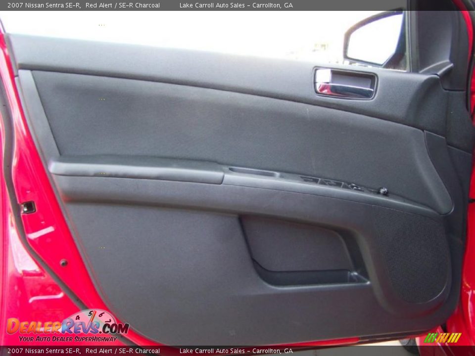 2007 Nissan Sentra SE-R Red Alert / SE-R Charcoal Photo #30