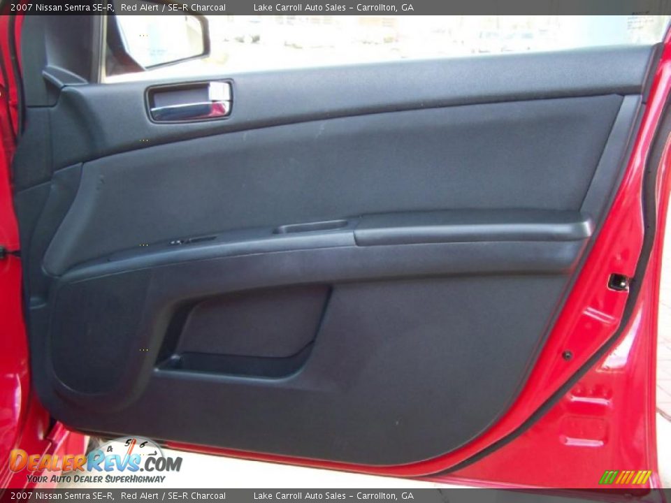 2007 Nissan Sentra SE-R Red Alert / SE-R Charcoal Photo #31