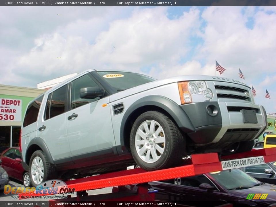 2006 Land Rover LR3 V8 SE Zambezi Silver Metallic / Black Photo #3