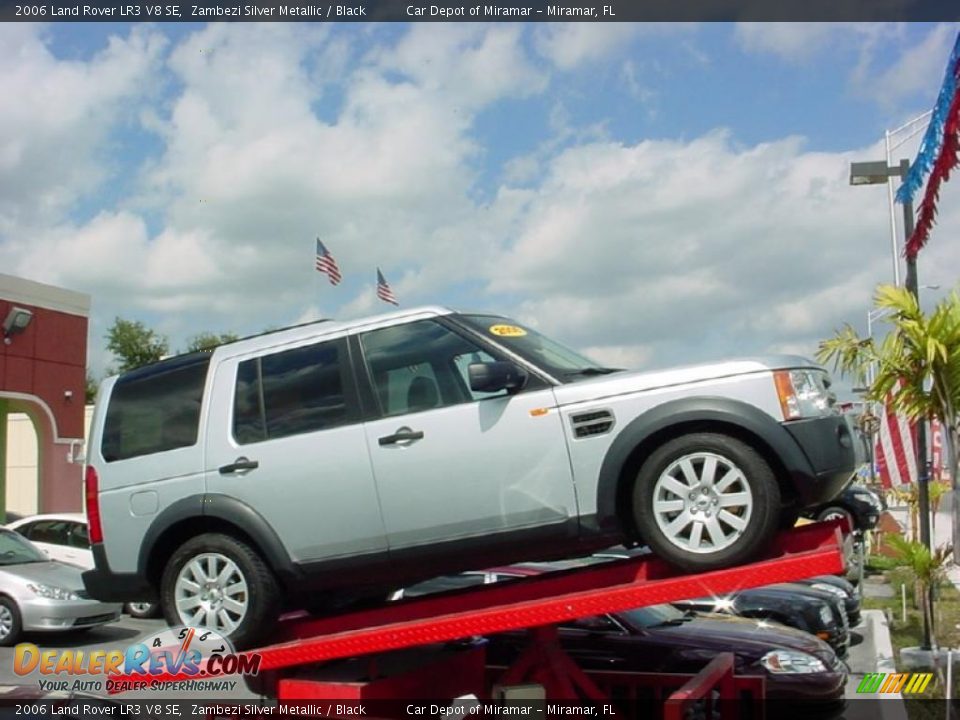 2006 Land Rover LR3 V8 SE Zambezi Silver Metallic / Black Photo #4