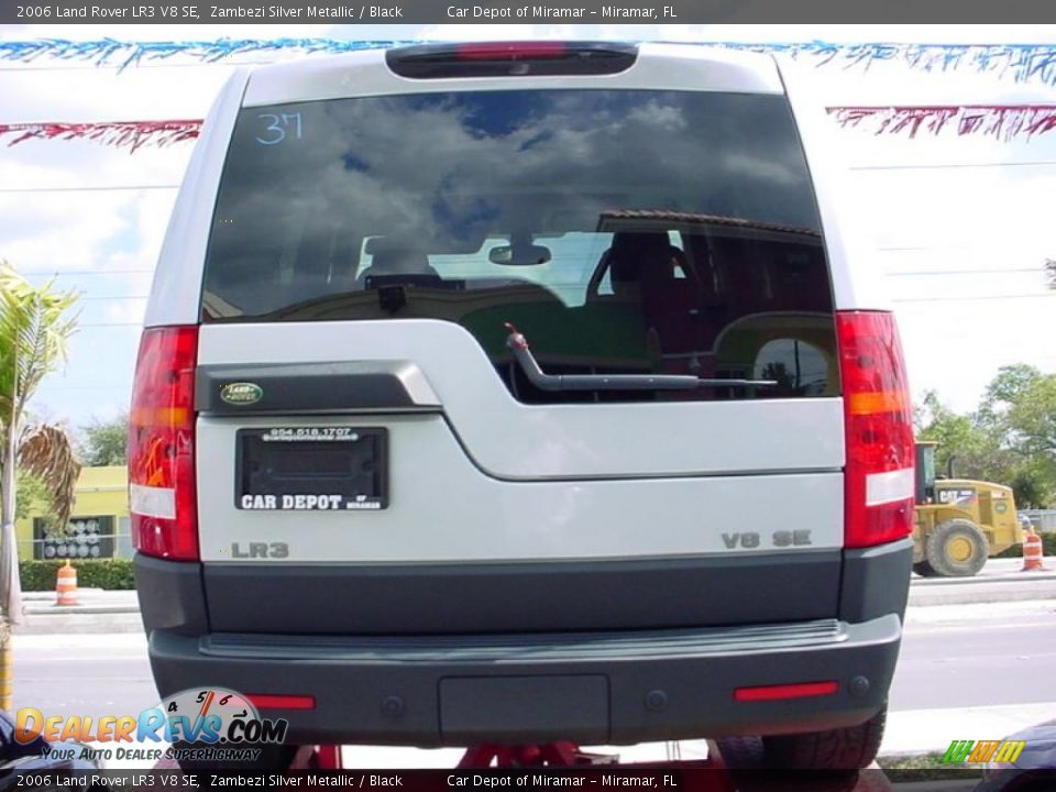 2006 Land Rover LR3 V8 SE Zambezi Silver Metallic / Black Photo #6