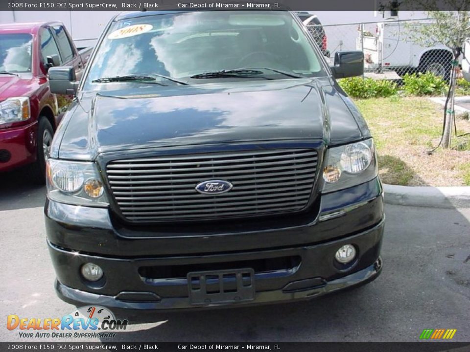 2008 Ford F150 FX2 Sport SuperCrew Black / Black Photo #2