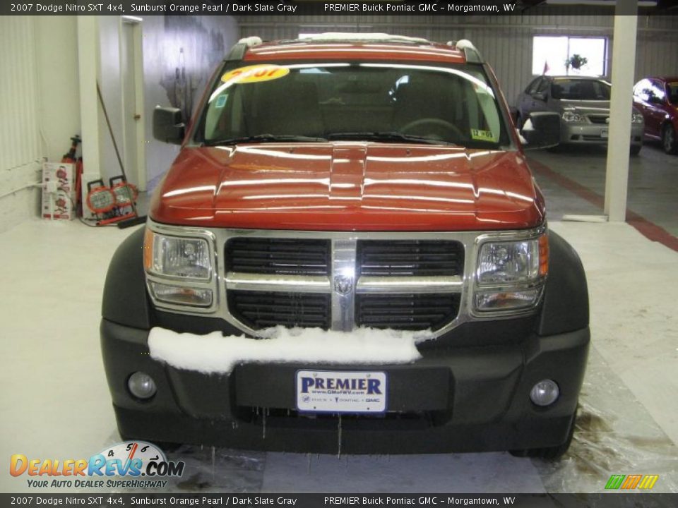 2007 Dodge Nitro SXT 4x4 Sunburst Orange Pearl / Dark Slate Gray Photo #1