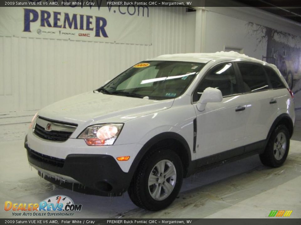 2009 Saturn VUE XE V6 AWD Polar White / Gray Photo #2