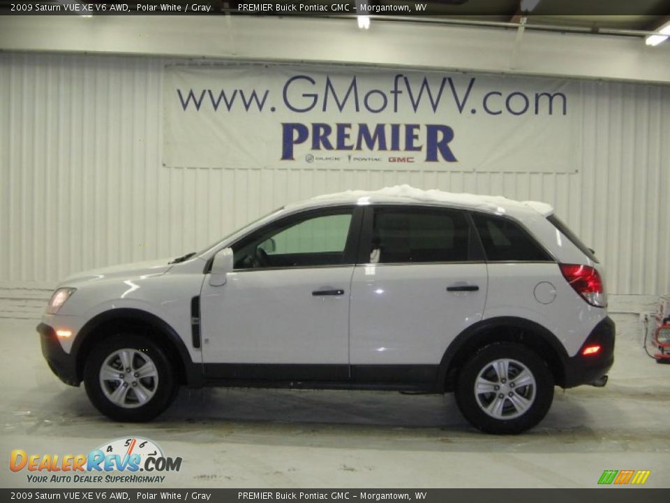 2009 Saturn VUE XE V6 AWD Polar White / Gray Photo #3