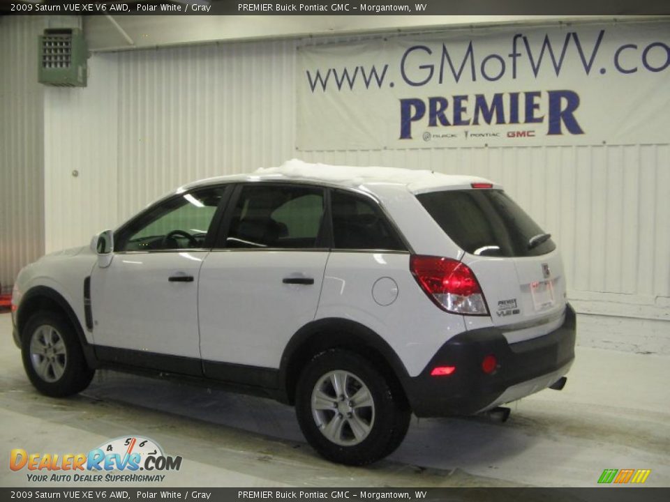 2009 Saturn VUE XE V6 AWD Polar White / Gray Photo #4