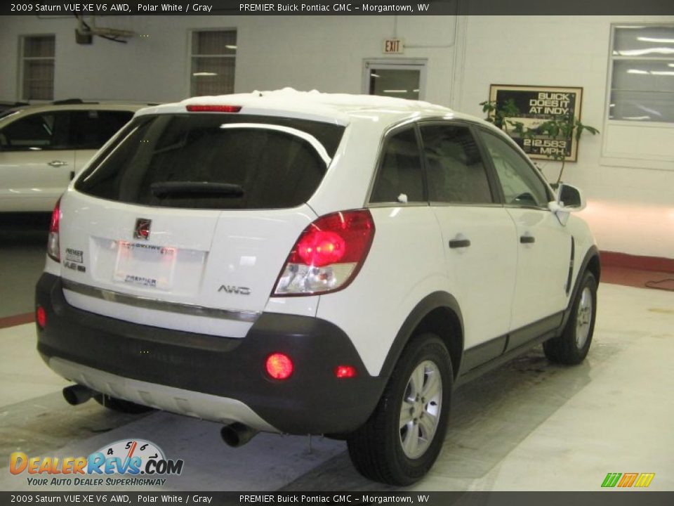 2009 Saturn VUE XE V6 AWD Polar White / Gray Photo #6