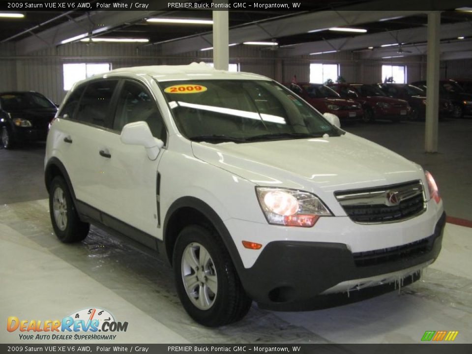 2009 Saturn VUE XE V6 AWD Polar White / Gray Photo #7