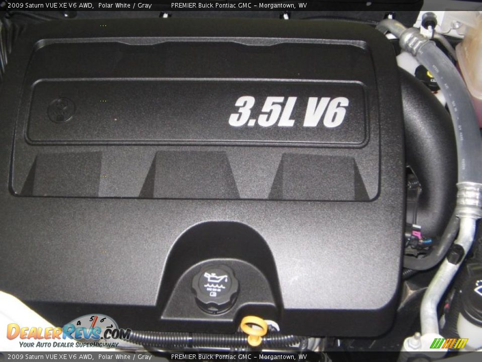 2009 Saturn VUE XE V6 AWD Polar White / Gray Photo #19