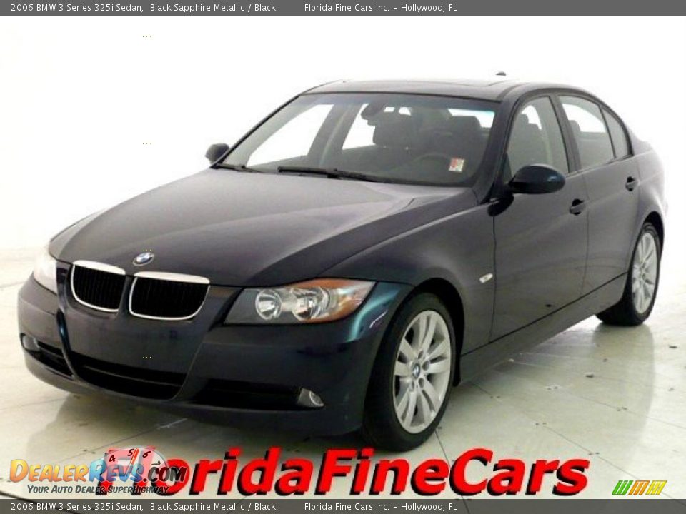 2006 BMW 3 Series 325i Sedan Black Sapphire Metallic / Black Photo #1