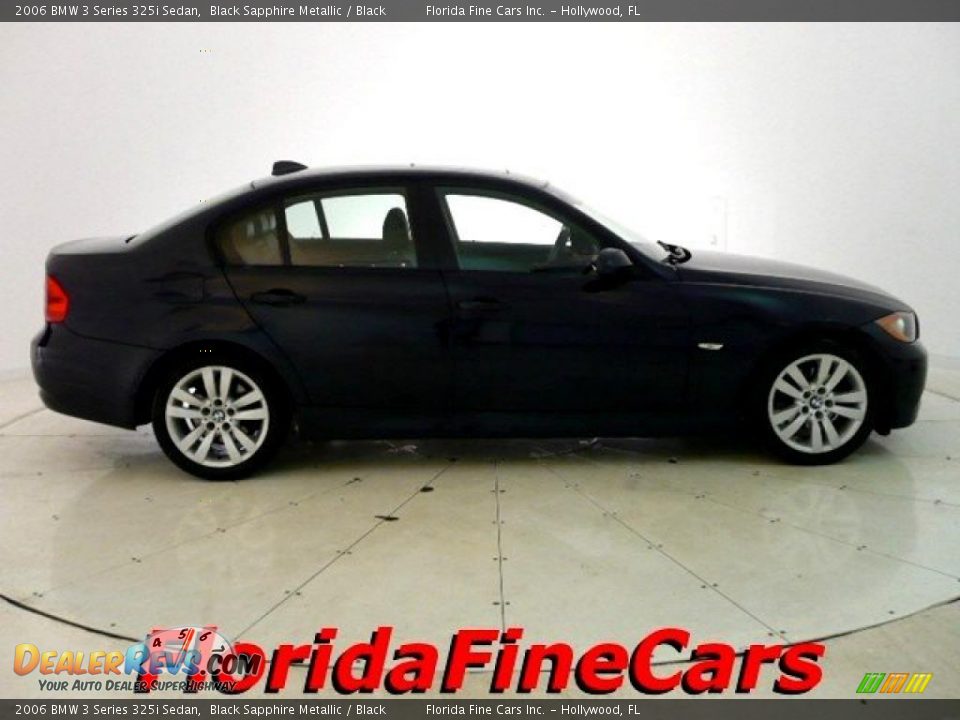 2006 BMW 3 Series 325i Sedan Black Sapphire Metallic / Black Photo #4